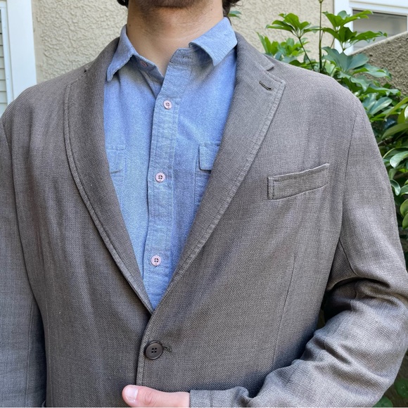 Brown Armani Collezioni wool jacket - Picture 3 of 12